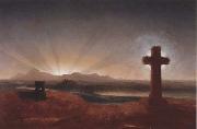 Cross at Sunset, Thomas Cole